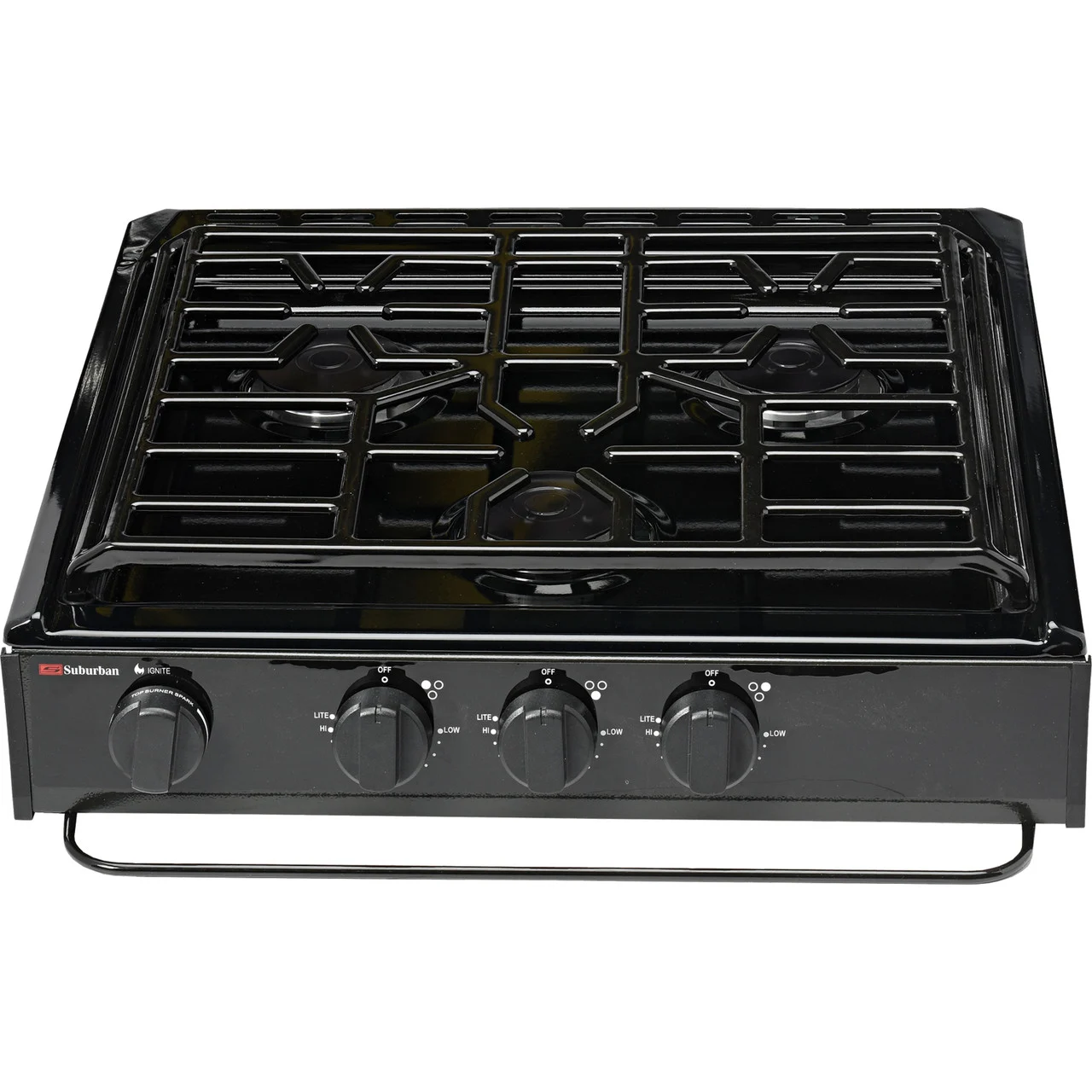Suburban 3631A Slide-In Cooktop 3 Burner Black - 3631A