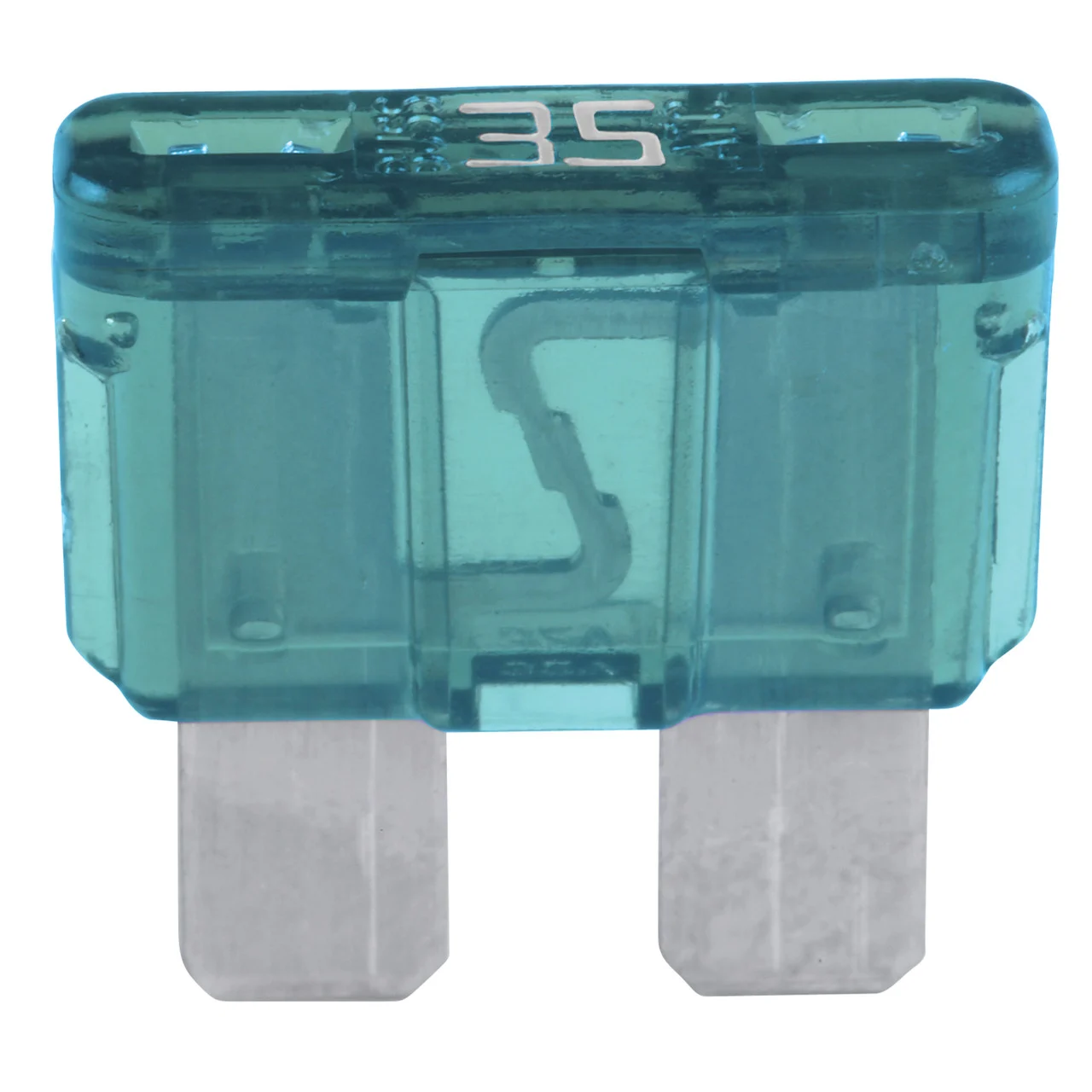 Bussmann ATC-35 ATC Fast-Acting Blade Fuse (Non-Indicating) - 35 Amp, Blue-Green, 5 Pack - ATC-35