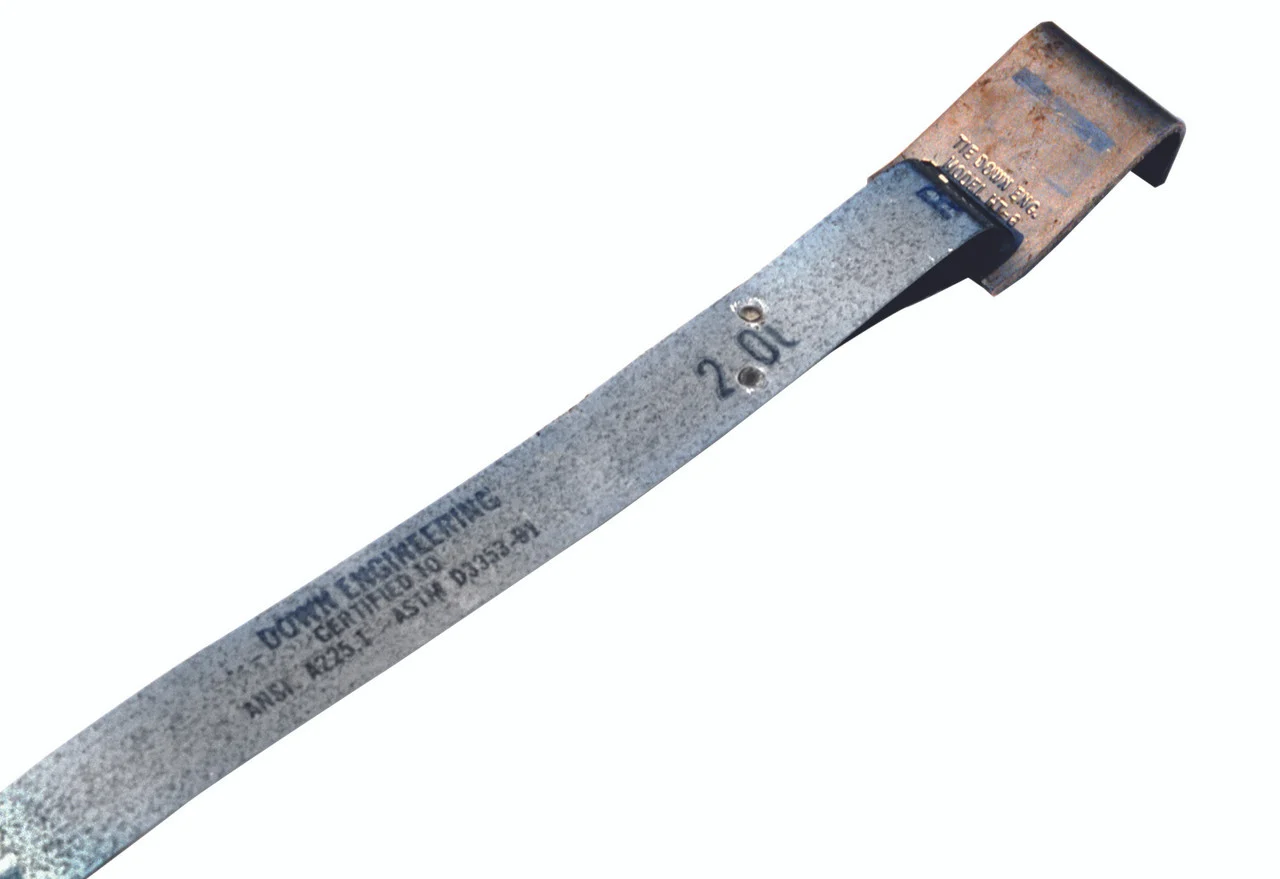 Tie Down 59211N Frame Tie with Hook - 12', Pack of 8 - 59211N