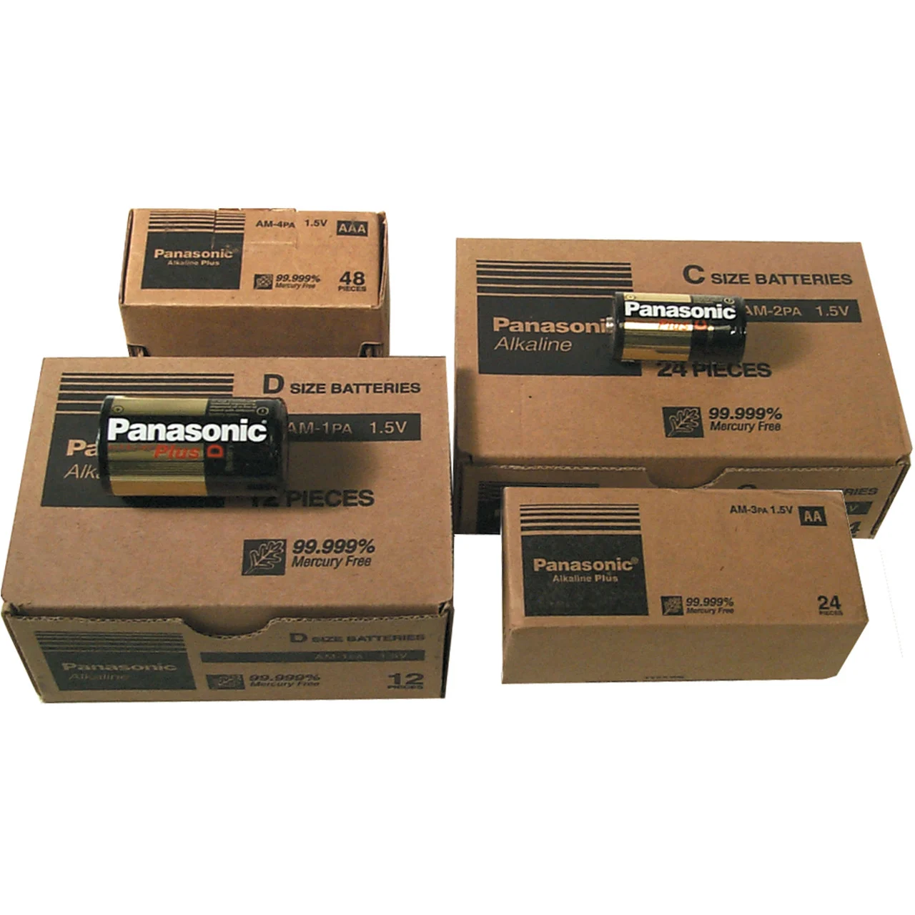 Universal Power Group C1495 Panasonic Alkaline Batteries - AAA, Pack of 50 - C1495