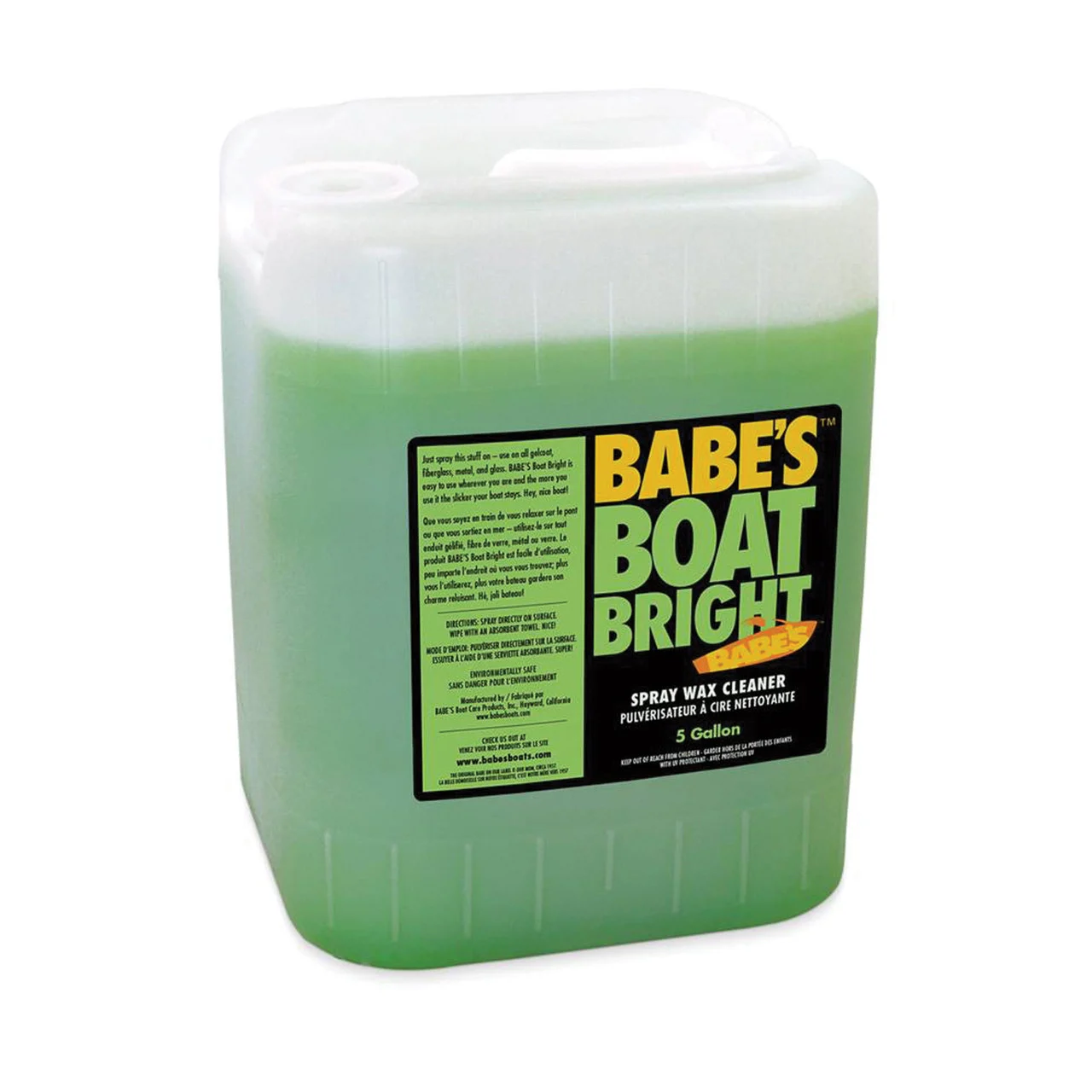 BABE'S Boat Care Products BB7005 Boat Bright Spray Wax - 5 Gallon - BB7005