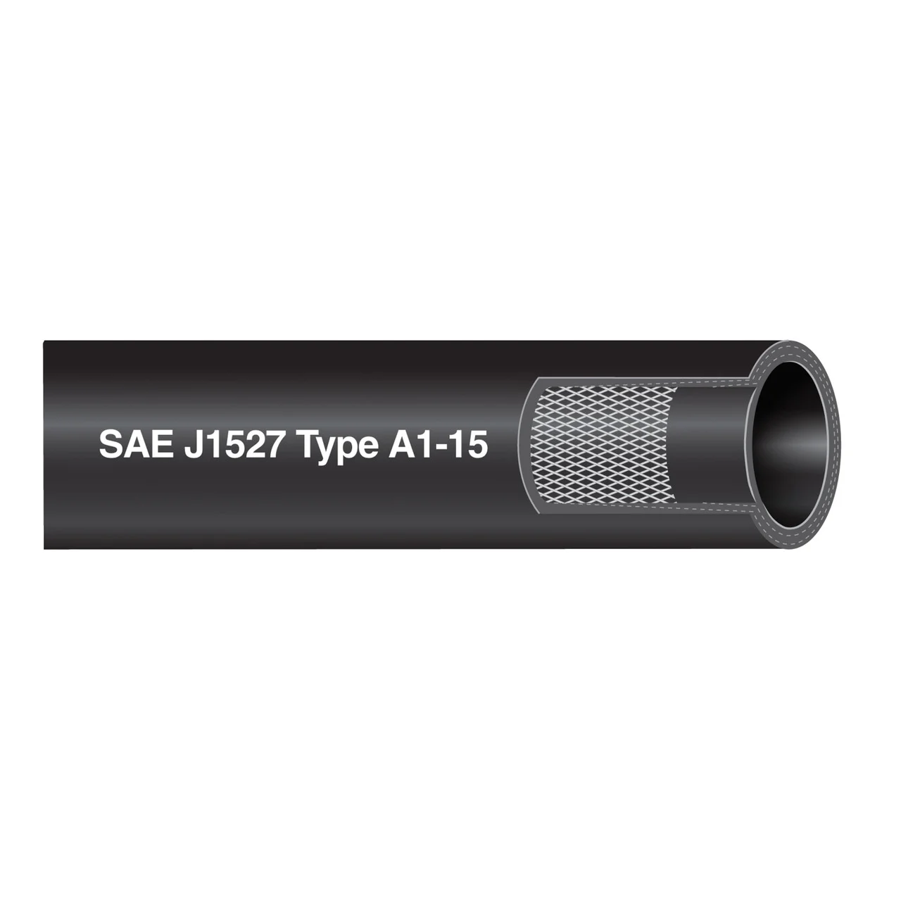 Sierra 116-368-0383 Shields Low Permeation Marine Fuel Hose, Series No. 368 - 3/8" x 10' - 116-368-0383