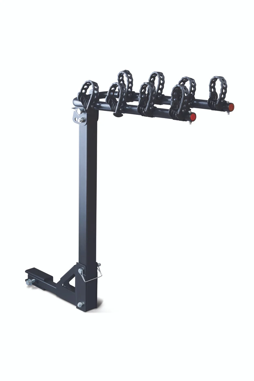Stromberg Carlson BC-108 Post-Mount 4-Bike Rack - Strap-Style - BC-108