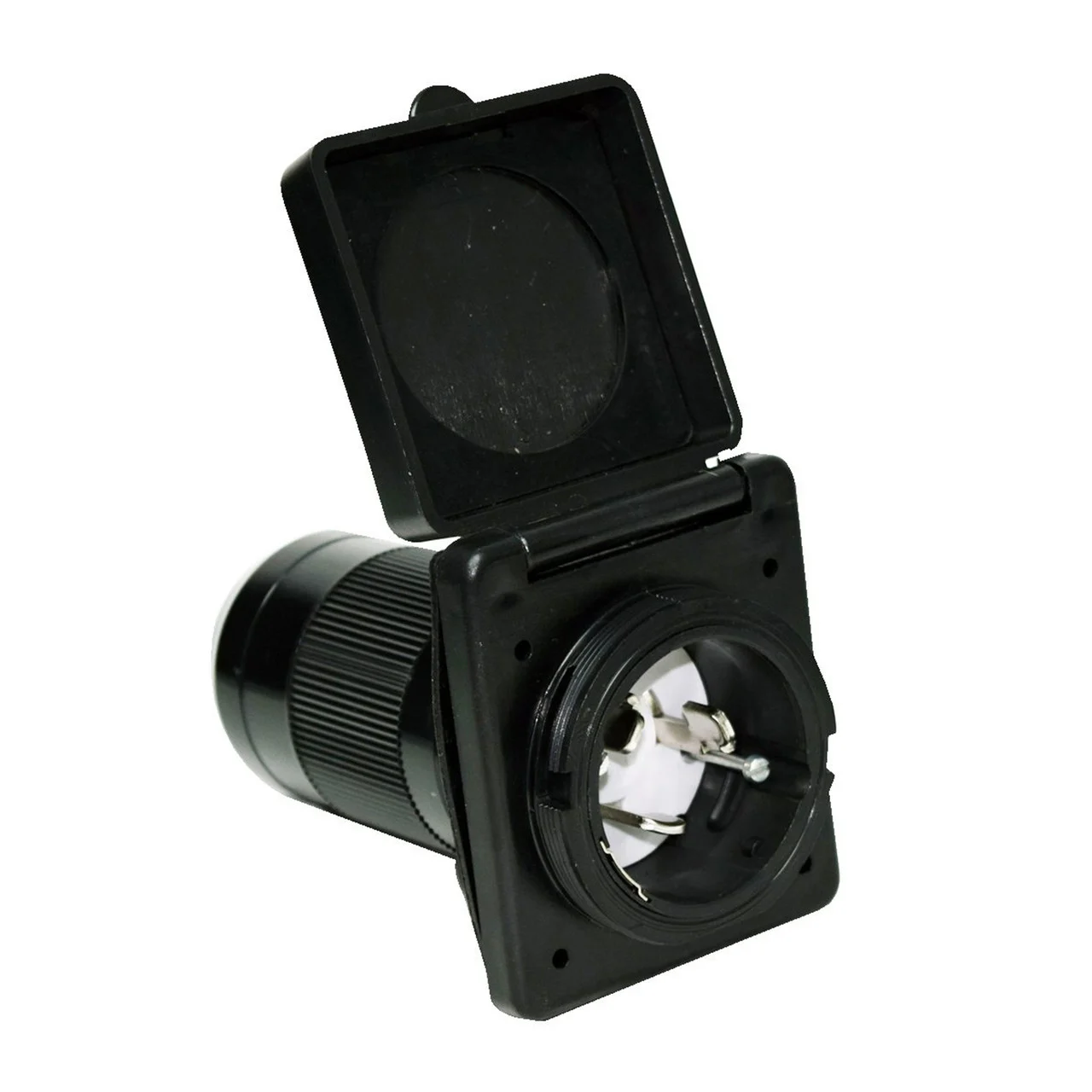 Valterra A10-50INBKVP 50 Amp Power Inlet - Black - A10-50INBKVP