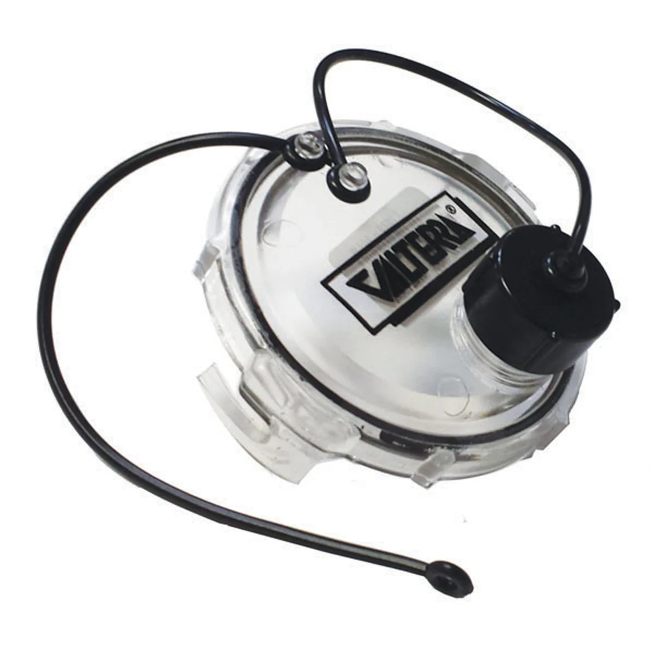Valterra T1020-1CLR Waste Valve Cap - 3" with Capped 3/4" GHT, Clear, Bulk - T1020-1CLR