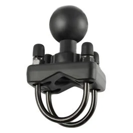 Ram Mount Double U-Bolt Ball Base F/1.25" - 1.5" Rails