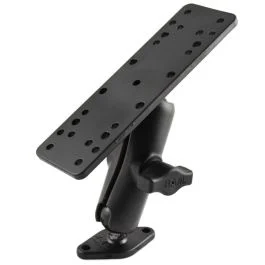Ram Mount 1" Ball Mount W/6.25" X 2" Rectangle Base & Diamond Base