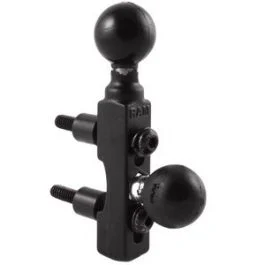 Ram Mount Motorcycle Brake/Clutch Reservoir Base W/2 1" Balls