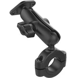 Ram Mount Torque 1-1/8" - 1-1/2" Diameter Handlebar/Rail Base W/1" Ball, Medium Arm & Diamond Ball Plate