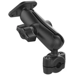 Ram Mount Ram Torque 3/8" -" Diameter Mini Rail Base W/ 1" Ball, Medium Arm And Diamond Ball Base