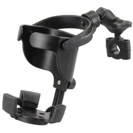 Ram Mount Ram Level Cup Xl With Torque 3/4" &Ndash; 1" Diameter Rail Base And Short Arm