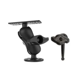 Ram Mount Universal D Size Ball Mount With Short Arm And Hi-Torq Wrench For 9"-12" Fishfinders And Chartplotters