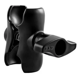Ram Mount Double Socket Short Arm W/Jam Nut F/2.25" Base