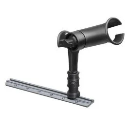 Ram Mount Ram Tube Jr. Rod Holder W/ 4" Post & Adapt-A-Post Track Mounting Base