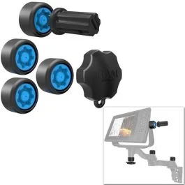Ram Mount Ram Pin-Lock Security Kit F/Single Swing Arms & Gimbal Brackets