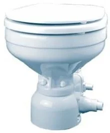Raritan Sea Era Electric Toilet - Household Style - Integral Pump - Straight & 90 Degree Discharge - 12v