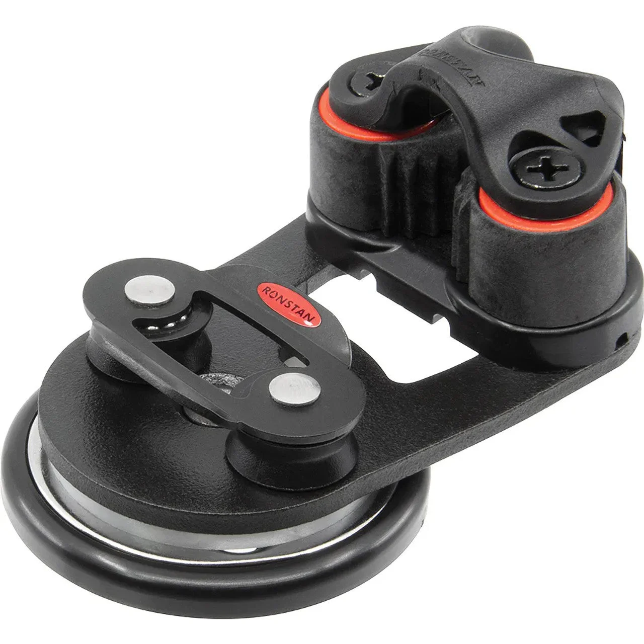Ronstan Swiveling Cleat Base 15mm Ball Bearing Sheaves