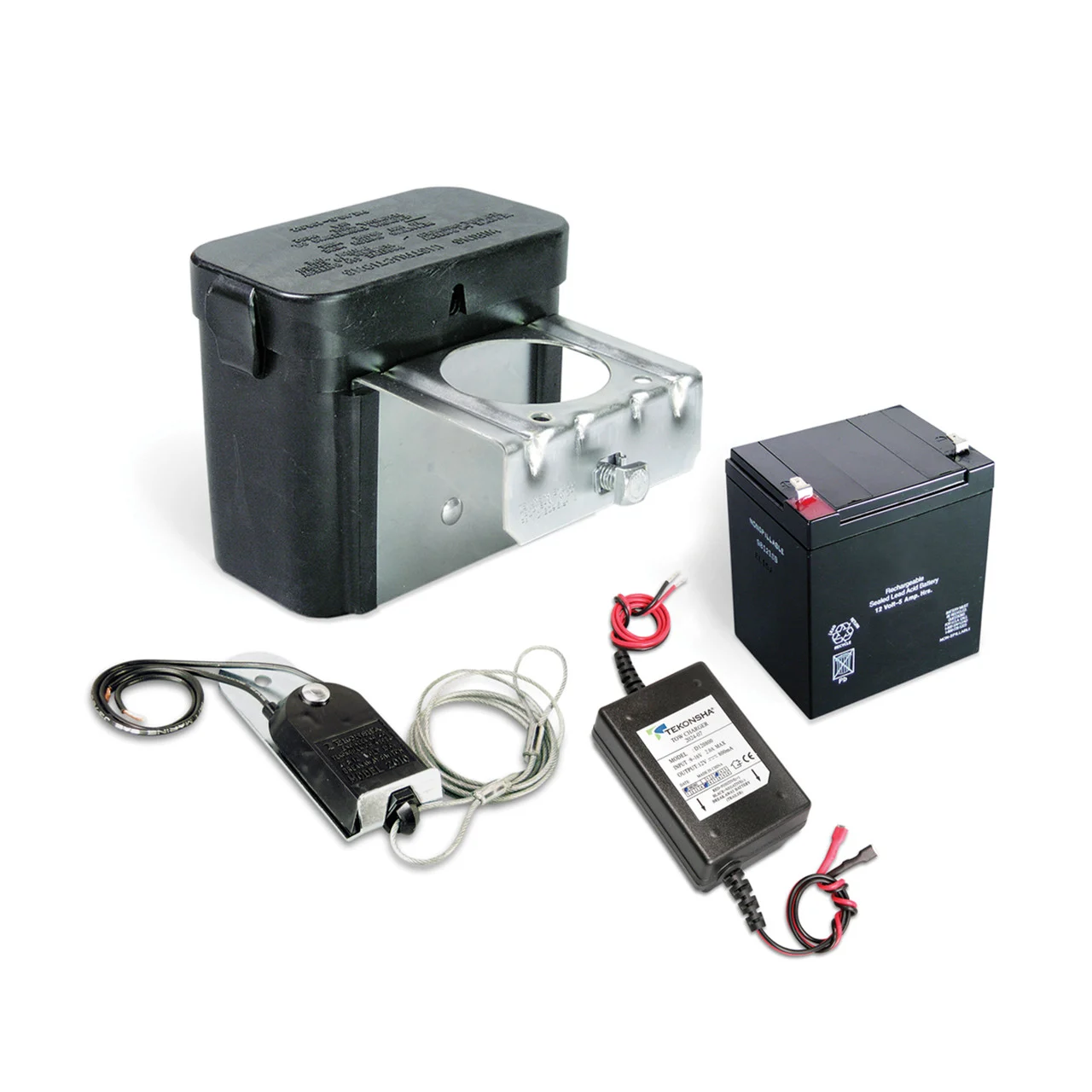 Tekonsha 2028 Shur-Set III Complete Breakaway System with 5 Amp/Hr Battery and Charger - 2028