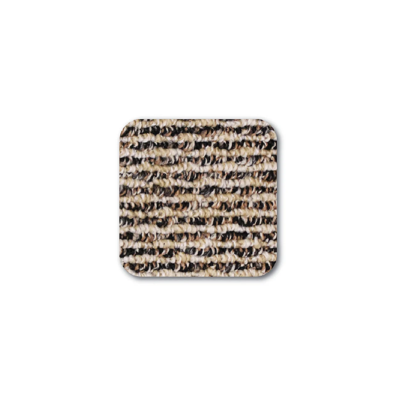 Prest-O-Fit 5-1093 Decorian Step Huggers RV Landing Step Rug - 8" x 23.5", Peppercorn - 5-1093