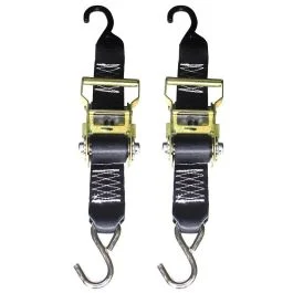 Rod Saver Heavy-Duty Ratchet Trailer Tie-Down - 2" X 3' - Pair