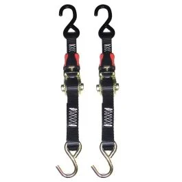 Rod Saver Rubber Ratchet Tie-Down - 1" X 6' - Pair