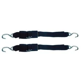 Rod Saver Stainless Steel Quick Release Transom Tie-Down - 2" X 4' - Pair