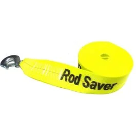 Rod Saver Heavy-Duty Winch Strap Replacement - Yellow - 3" X 20'