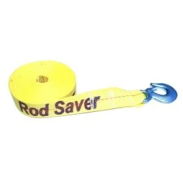 Rod Saver Heavy-Duty Winch Strap Replacement - Yellow - 2" X 20'