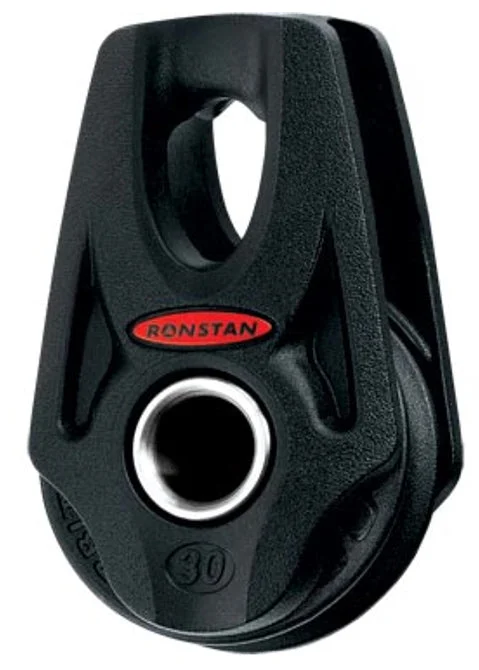 Ronstan Series 30mm Single Swivel Orbit BB Block, Becket, Lashing Head