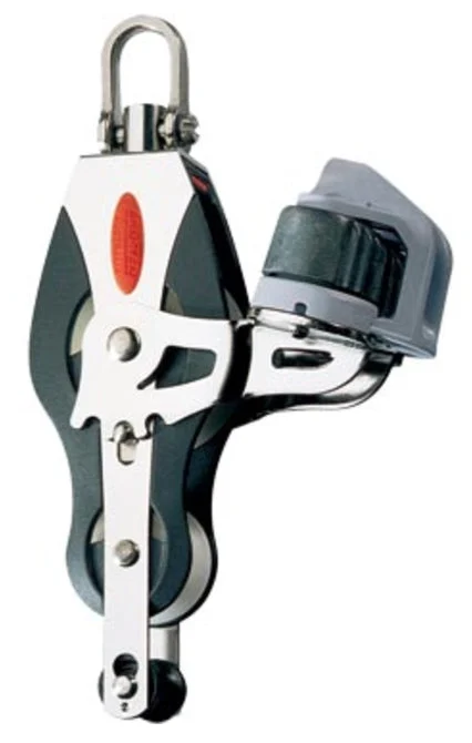 Ronstan Series 40mm Universal Head Fiddle Block, Becket, Adjustable Cleat