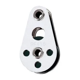 Ronstan Wire Block - Tubular Rivet Head W/Nylatron Sheave - 25mm (1") Sheave Diameter
