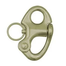 Ronstan Brass Snap Shackle - Fixed Bail - 41.5mm (1-5/8") Length