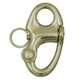 Ronstan Brass Snap Shackle - Fixed Bail - 59.3mm (2-5/16") Length