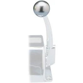Rupp Control Knob Silver For Morse Controls (3/8-24 Thread)