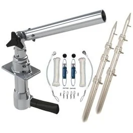 Rupp Revolution Top Gun Package W/18' Poles & Complete Single Line Rigging Kit W/Klickers Release Clips