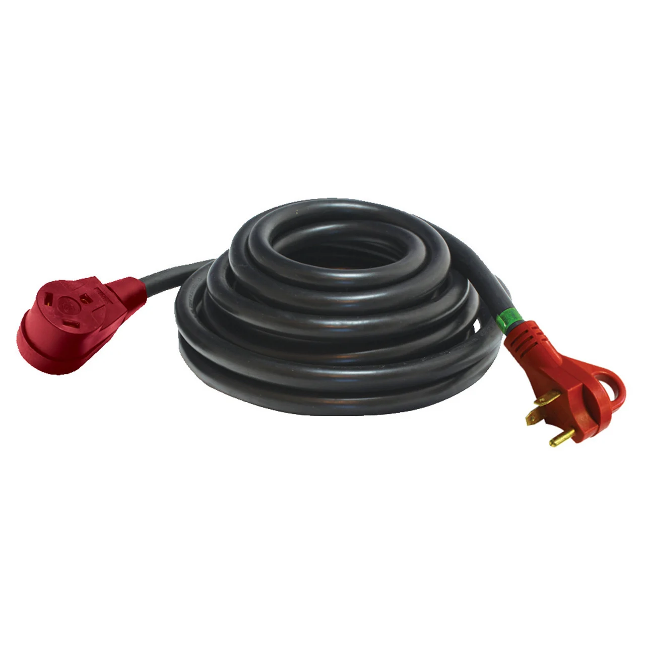 Valterra A10-3050EH Mighty Cord 30 Amp Extension Cord with Handle - 50', Red - A10-3050EH