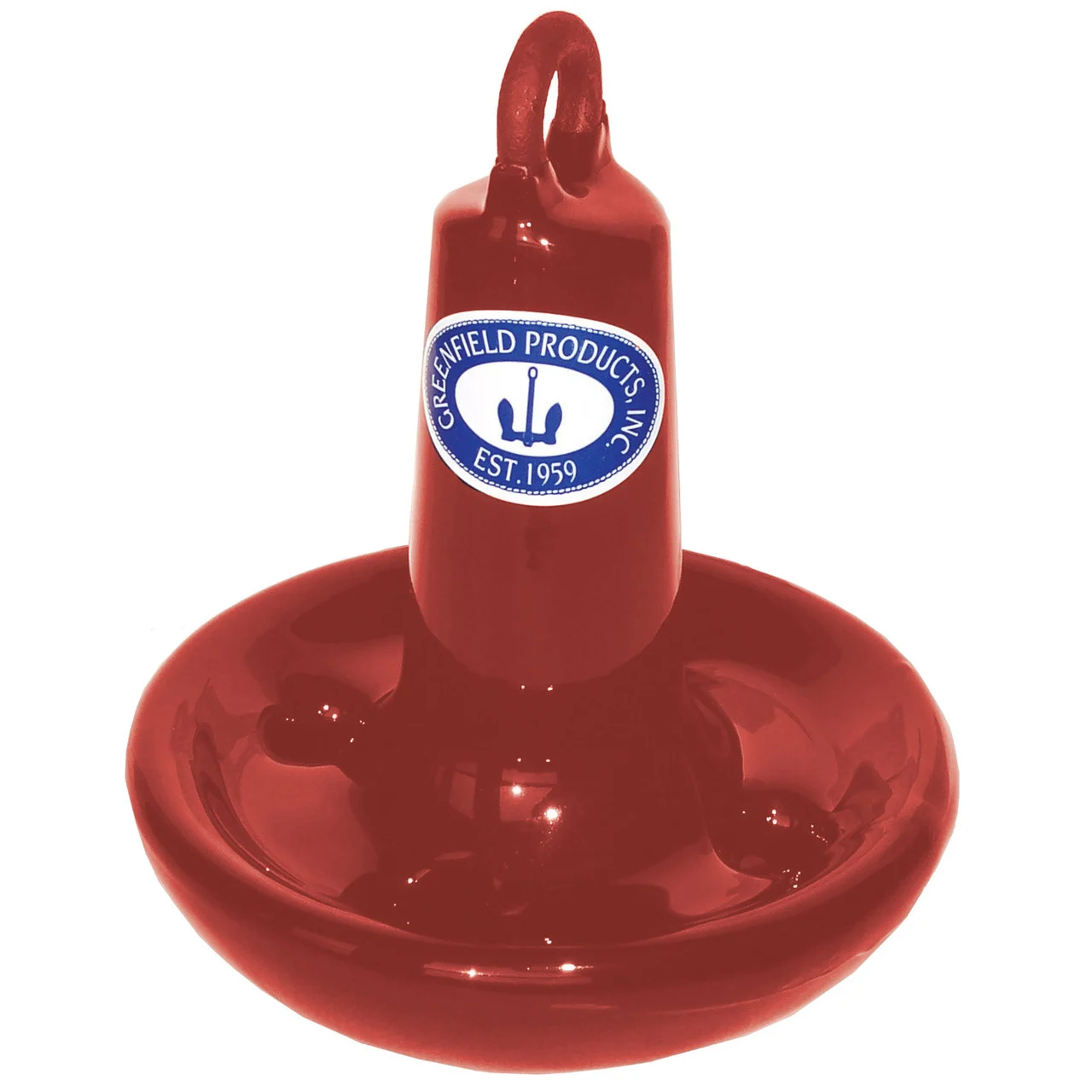 Greenfield 510-RD Vinyl Coated Mushroom Anchor - Red, 10 lb. - 510-RD