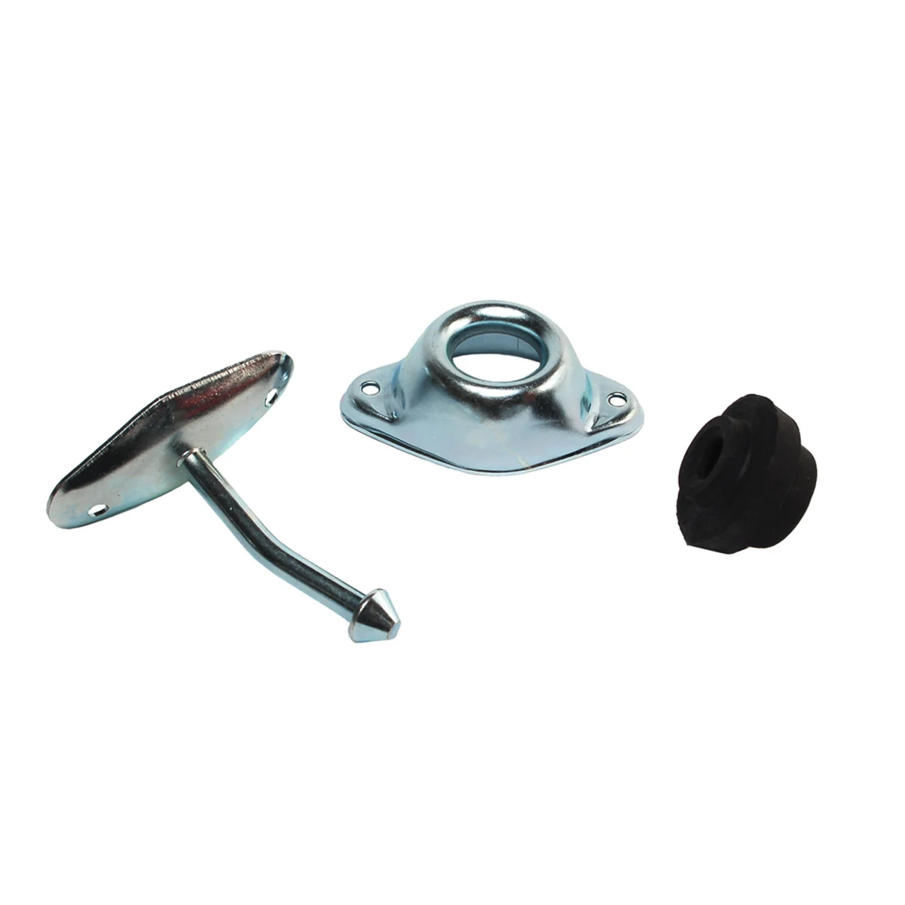 RV Designer E255 Metal Plunger-Style Entry Door Holder - Angled, 3" - E255