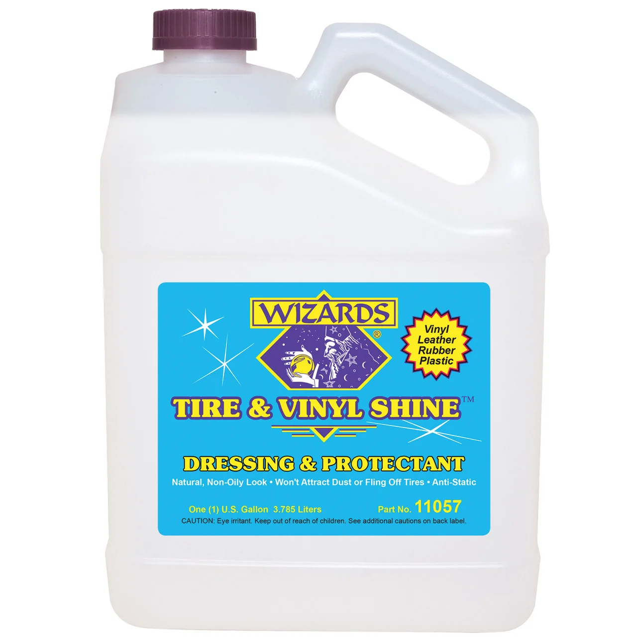 Wizards 11057 Tire and Vinyl Shine Dressing and Protectant - 1 Gallon - 11057
