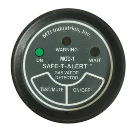 Safe-T-Alert Gas Vapor Alarm Ul 2" Instrument Case - Black