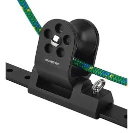 Schaefer Twin Sheet Block F/1-1/4" T-Track - Black