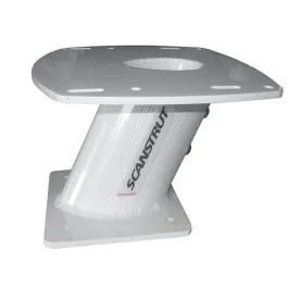 Scanstrut Apt-250-01 - Aluminum Powertower Radar Mount - 10" Aft Leaning