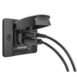 Scanstrut Flip Pro W/Front Fit Bezel 12/24v Fast Charge Dual Usb-A/C Socket