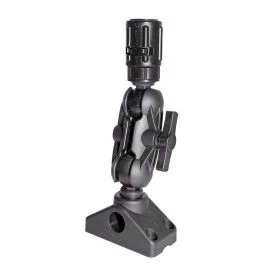 Scotty 162 1.5" Ball Mount W/Gear Head Post & 241 Side Deck Mount