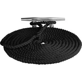 Sea-Dog Twisted Nylon Dock Line - 3/8" X 15' - Black