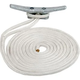 Sea-Dog Double Braided Nylon Dock Line - 1/2" X 15' - White