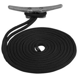 Sea-Dog Double Braided Nylon Dock Line - 1/2" X 30' - Black