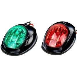 Sea-Dog Black Led Navigation Lights - Port & Starboard
