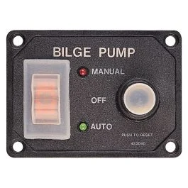 Sea-Dog Splash Guard Bilge Pump Panel W/Circuit