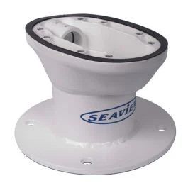 Seaview 5" Vertical Modular Mount W/8" Round Base Plate - Top Plate Required